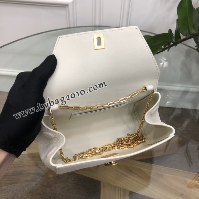 Bottega veneta高端女包 6700白色 寶緹嘉Angle bag新款mini包 BV經典款粒面小牛皮女包包  gxz1197
